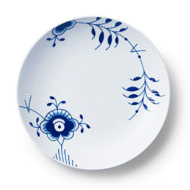Royal Copenhagen Blue Fluted Mega Speiseteller Ø 25cm Porzellan Weiß-Blau, 1016905 im Sale